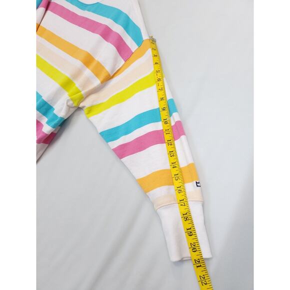 Crown & Ivy Sweater Multicolor Color Stripe Women L - Picture 6 of 10